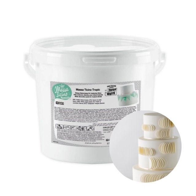 Obrázek produktu C MASSA TICINO TROPIC BÍLÁ MODELOVACÍ A POTAHOVACÍ PASTA 7 kg