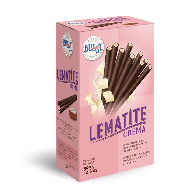 Obrázek produktu BUSSY LE MATITE CREMA vaflové trubičky s mléčným krémem 8x28ks