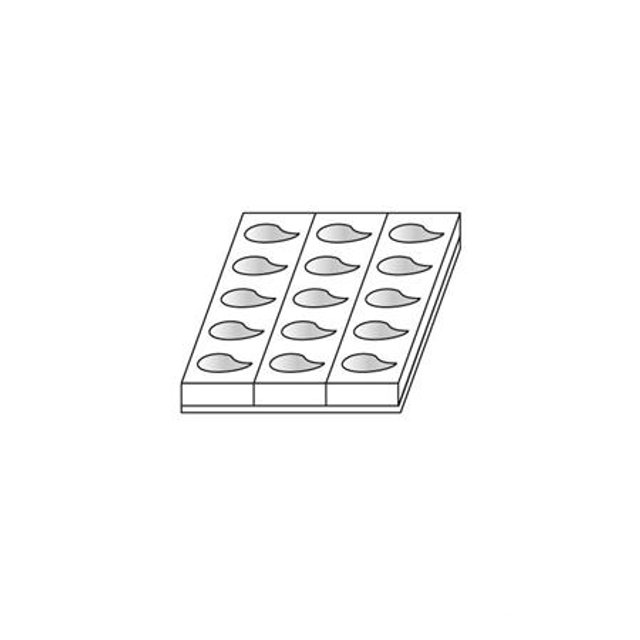 Obrázek produktu MA FORMA na dezerty - MONOPORCE SLZA 92x60mm v.40mm15ks