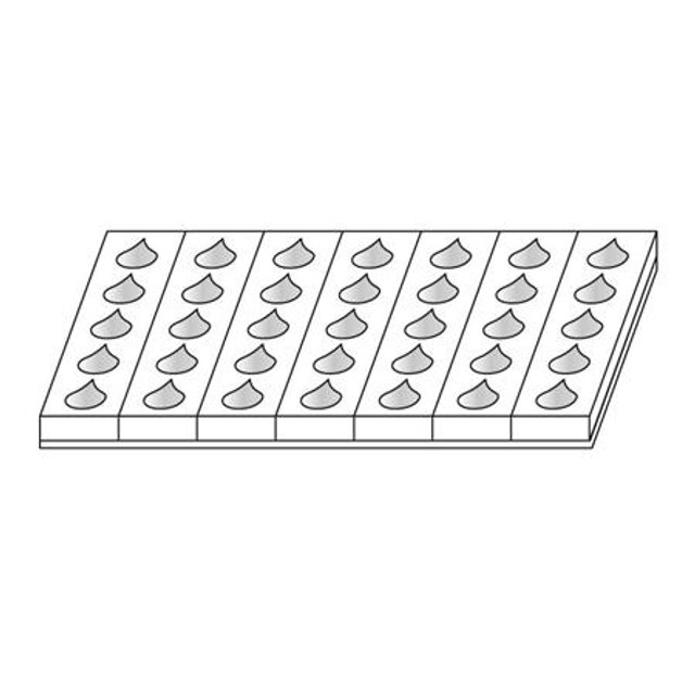 Obrázek produktu MA FORMA na dezerty - MONOPORCE KAPKA 89x57mm v.40mm 35ks