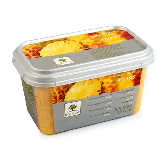 Obrázek produktu RAVIFRUIT MRAŽENÉ PYRÉ ANANAS 5x1kg