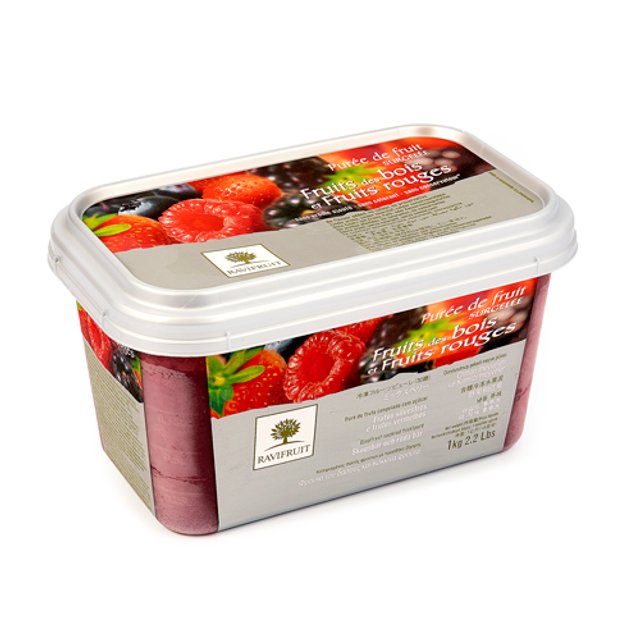 Obrázek produktu RAVIFRUIT MRAŽENÉ PYRÉ LESNÍ SMĚS 5x1kg