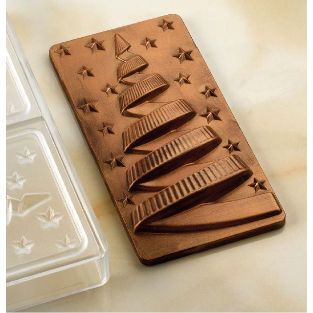 Obrázek produktu PAV FORMA NA PRALINKY - 3xTABULKA CHRISTMAS NIGHT 15,4x7,7cm, v.1,5cm 100g