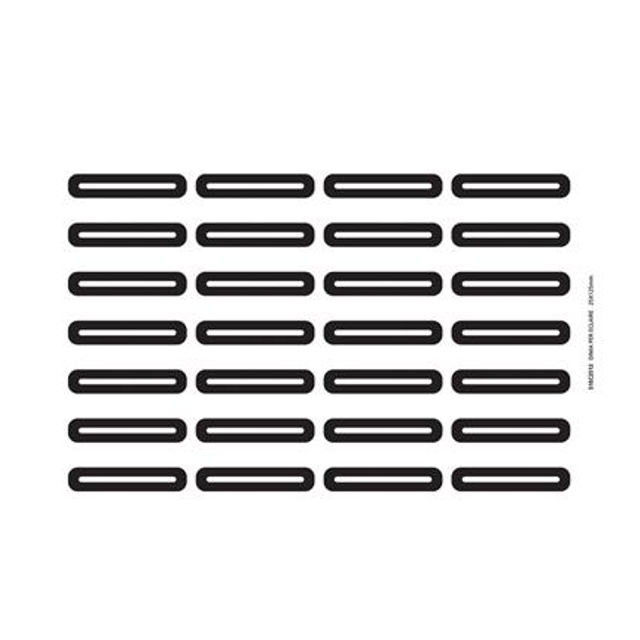 Obrázek produktu MA ŠABLONA PLAST - NA ECLAIR 2,5x12,5 28ks 60x40cm