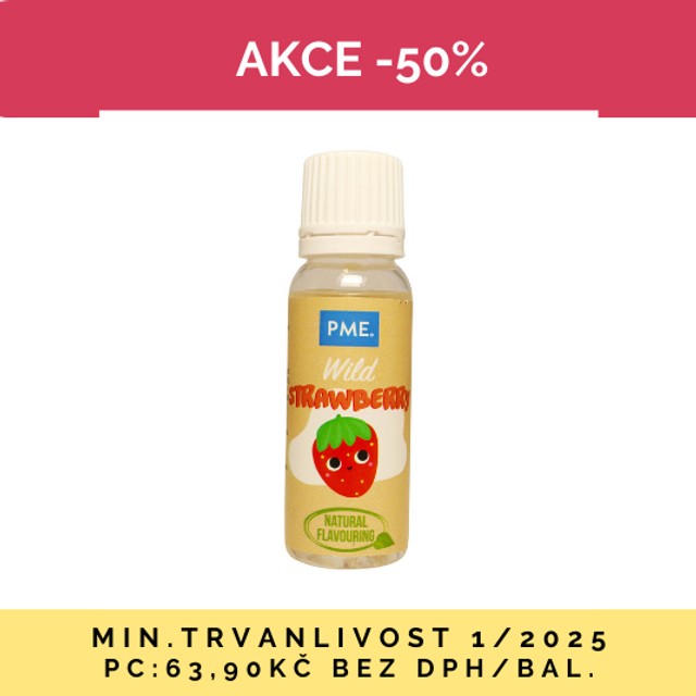 Obrázek produktu PME Aroma přírodní Jahody 25ml- SLEVA 50% 1/25