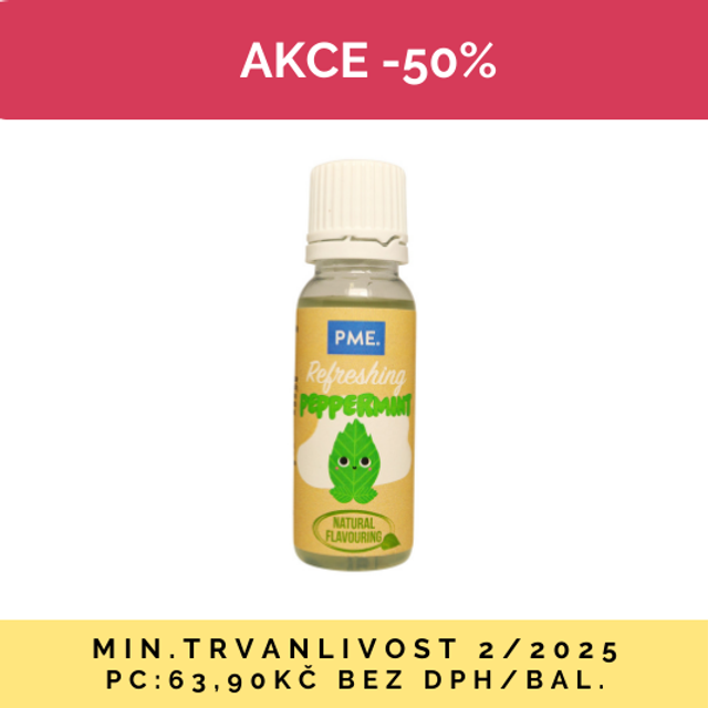 Obrázek produktu PME Aroma přírodní Máta (Peppermint) 25ml - SLEVA 50% 2/25