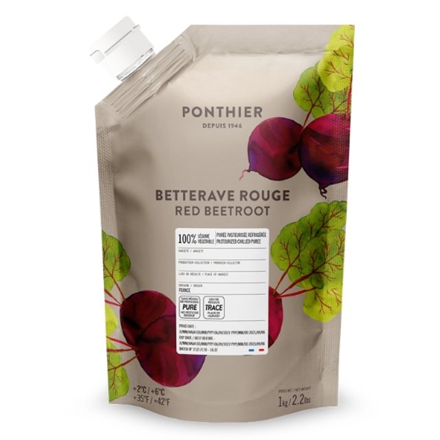 Obrázek produktu PONTHIER PYRÉ ČERVENÁ ŘEPA (Beetroot) chlazené 6x1kg