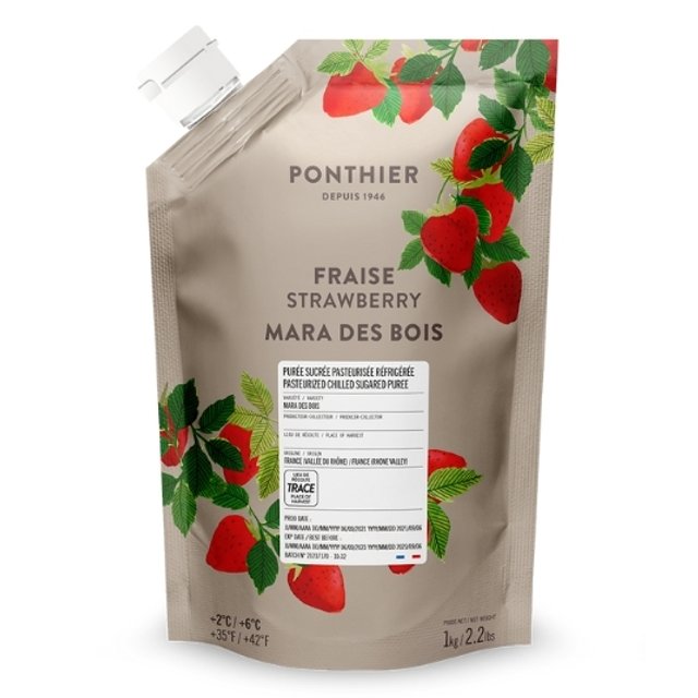 Obrázek produktu PONTHIER PYRÉ JAHODA MARA DE BOIS chlazené 6x1kg