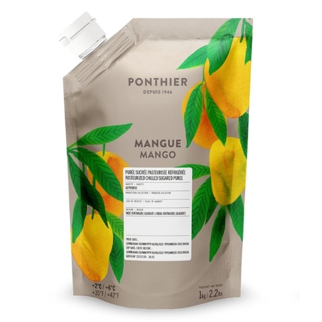Obrázek produktu PONTHIER PYRÉ MANGO ALPHONSO chlazené 6x1kg