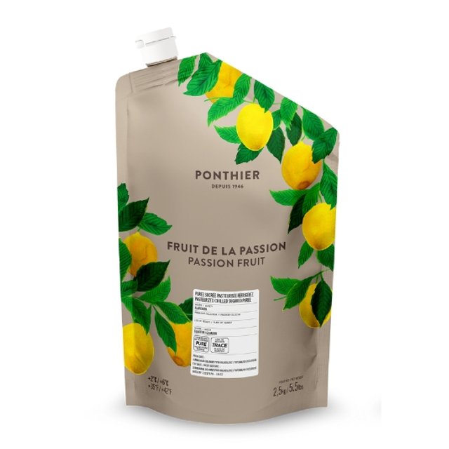 Obrázek produktu PONTHIER PYRÉ MARACUJA (Passion fruit) chlazené 4x2,5kg