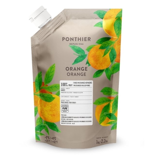 Obrázek produktu PONTHIER PYRÉ POMERANČ 100% (Orange) chlazené 6x1kg