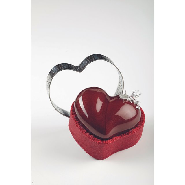 Obrázek produktu PAV FORMA SILIKON černá - 30x17.5cm - SRDCE- 8ks 6,5x6x2,1cm 46ml