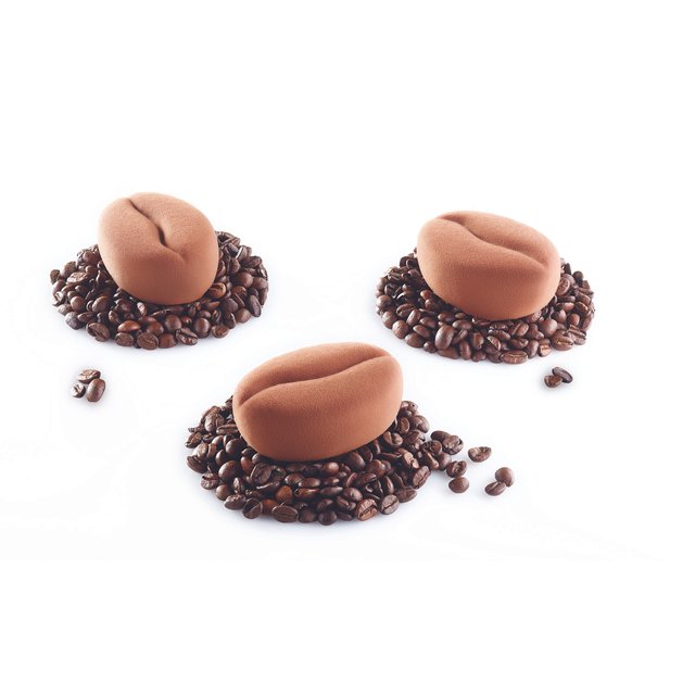 Obrázek produktu PAV FORMA SILIKON černá - 30x40cm - MOKA-KÁVOVÉ ZRNO- 8,3x5,8x3,2cm 100ml