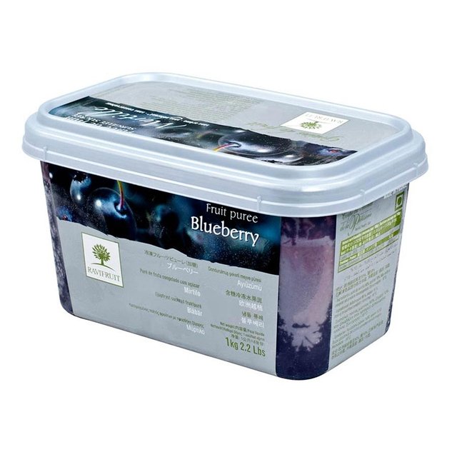 Obrázek produktu RAVIFRUIT MRAŽENÉ PYRÉ BORŮVKA 5x1kg