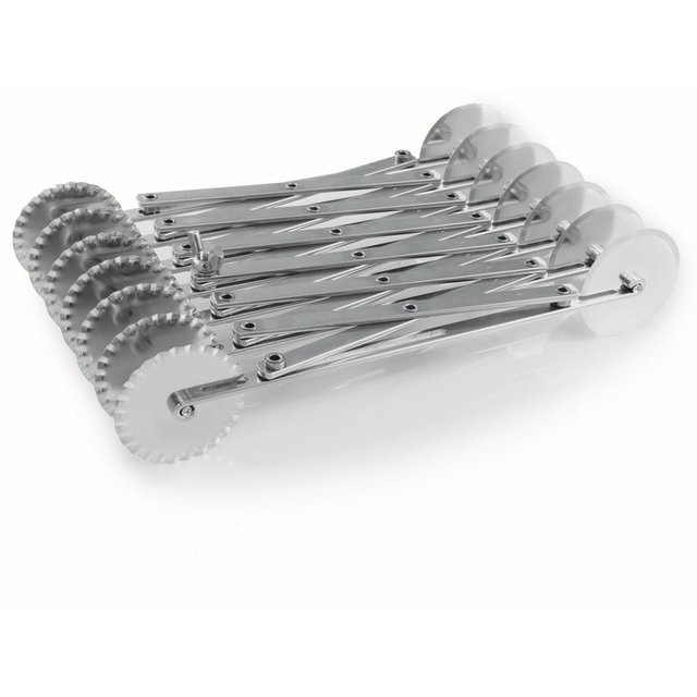 Obrázek produktu MA KRÁJEČ (RÁDELKO) ROTAPINOX nerez oboustranný vlnka a hladký 7 ramen