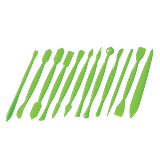 Obrázek produktu MA SADA KOSTIC - nástrojů na modelování zelené 12ks