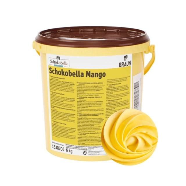 Obrázek produktu BRAUN SCHOKOBELLA MANGO náplň a poleva 6kg