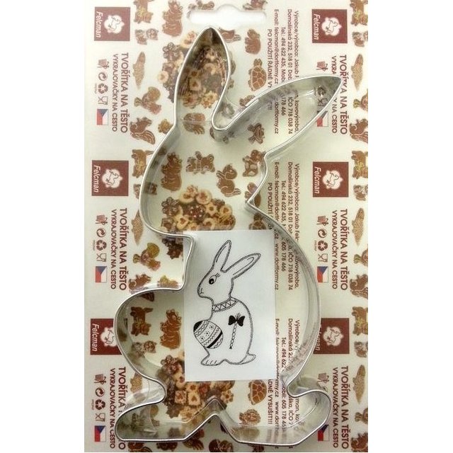 Obrázek produktu VK VYKRAJOVÁTKO NEREZ - zajíc sedící 155x80mm