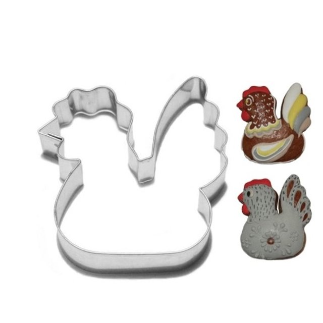 Obrázek produktu VK VYKRAJOVÁTKO NEREZ - SLEPIČKA 60x60mm