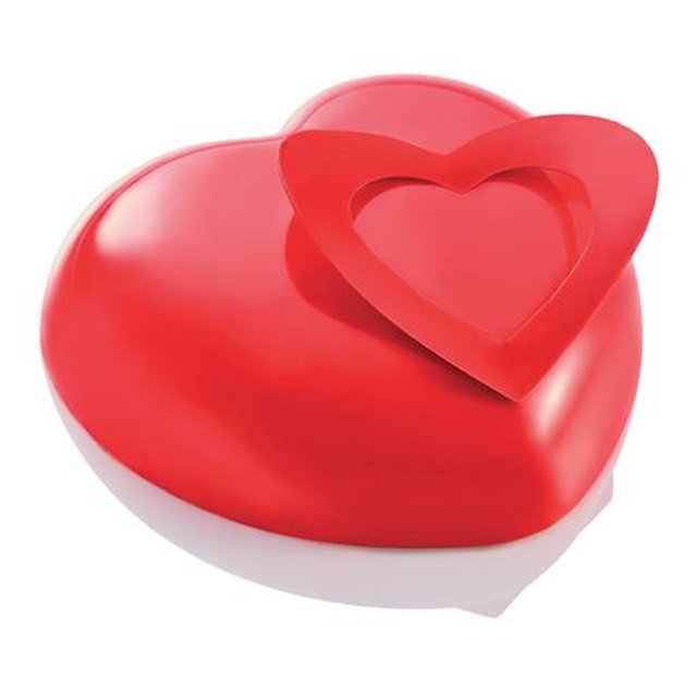 Obrázek produktu MA FORMA NA DEZERT SADA PLAST - SRDCE 171x162mm v.48mm 4ks 815ml