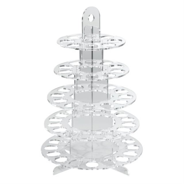 Obrázek produktu MA STOJAN NA MAKRONKY - KULATÝ 5patrový pr.28cm v.43cm