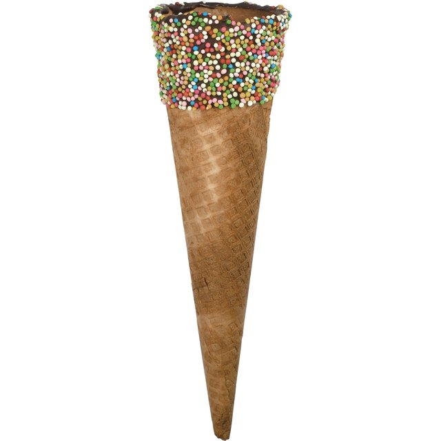 Obrázek produktu CA KORNOUT SUPERCONO PERLIČKOVÝ (Mompariglia) vaflový s barevnými perličkami 150ks