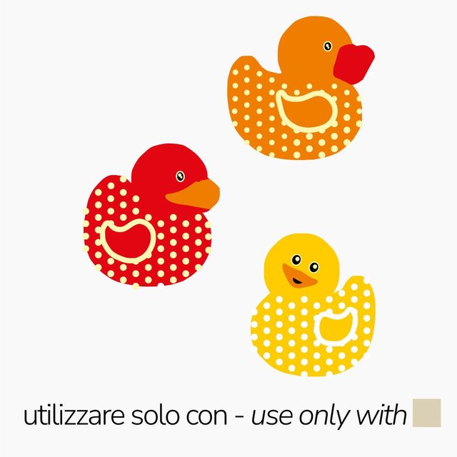 Obrázek produktu PAV BLISTR 34x26,5cm s potiskem KAČENKY 3druhy 3,4x2,65cm 54ks(bez AZO)(bez E171)(baleno po10ks)1ks