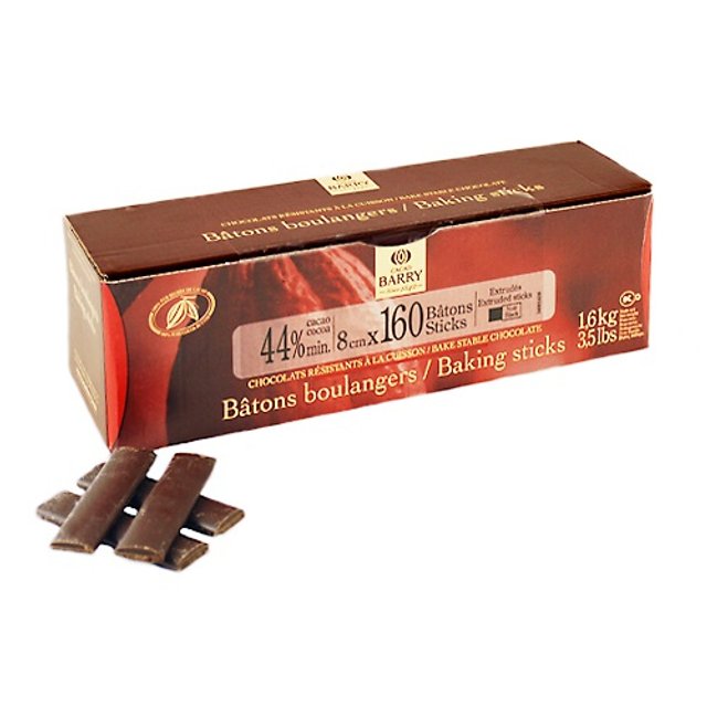 Obrázek produktu CB ČOKOLÁDOVÉ TYČKY K ZAPÉKÁNÍ 8cm 15x1,6 kg