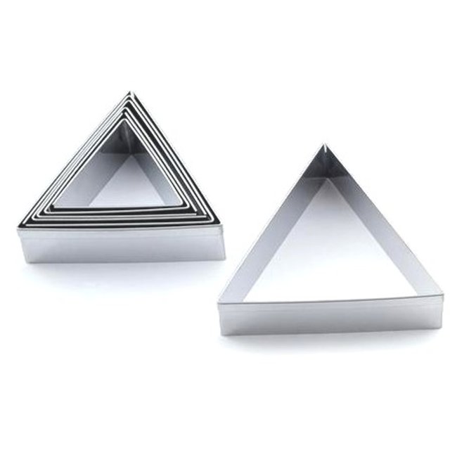 Obrázek produktu MA VYKRAJOVÁTKA - TROJÚHELNÍK SADA nerez 7ks