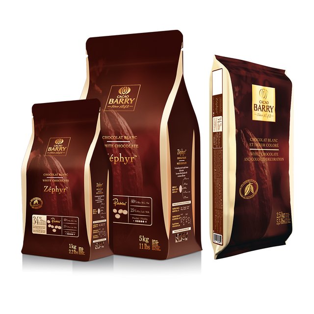 Obrázek produktu CB ČOKOLÁDA ZEPHYR BÍLÁ ČOKOLÁDA 6x1 kg