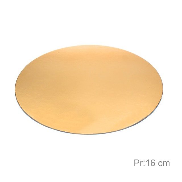 Obrázek produktu LEPENKOVÁ PODLOŽKA ZLATÁ pr.16cm 100ks