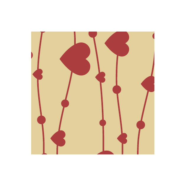 Obrázek produktu PCB ČOKOLÁDOVÝ DEKOR ČTVEREC SRDÍČKA JOLI 2,5x2,5cm 770ks