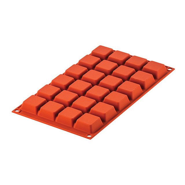 Obrázek produktu SIL FORMA SILIKON terakota - HRANATÝ KOŠÍČEK 30x30 - 38x38mm v.15mm 18ml 24ks