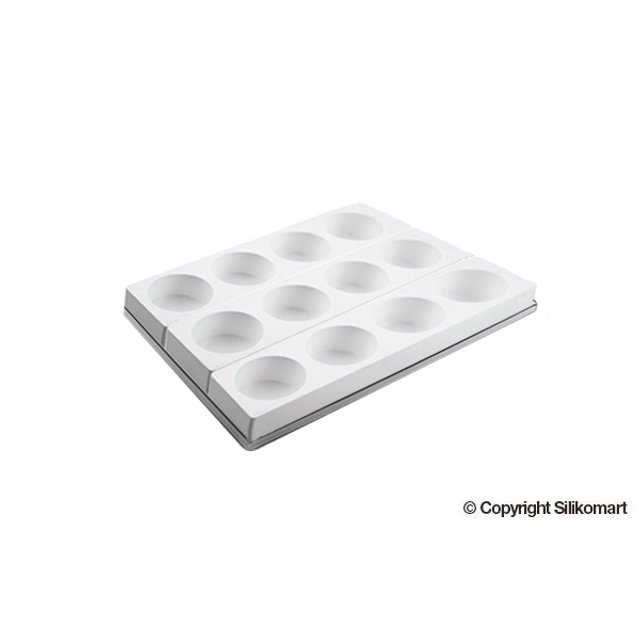 Obrázek produktu SIL FORMA SILIKON MULTIFLEX bílá - KOLEČKO 80/3 Ø80mm v.45mm 220ml 12ks