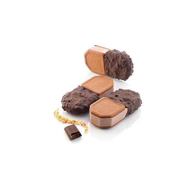 Obrázek produktu SIL FORMA SILIKON NA NANUKY ZMRZLINA SE SUŠENKOU 11,8x5,5cm v.2,4cm