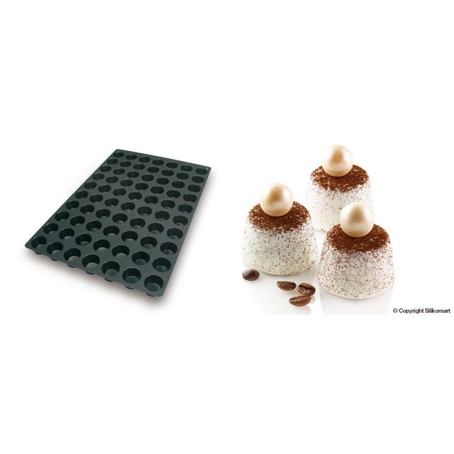 Obrázek produktu SIL FORMA SILIKON černá - MINI MUFFIN Ø45mm v.30mm 40ml