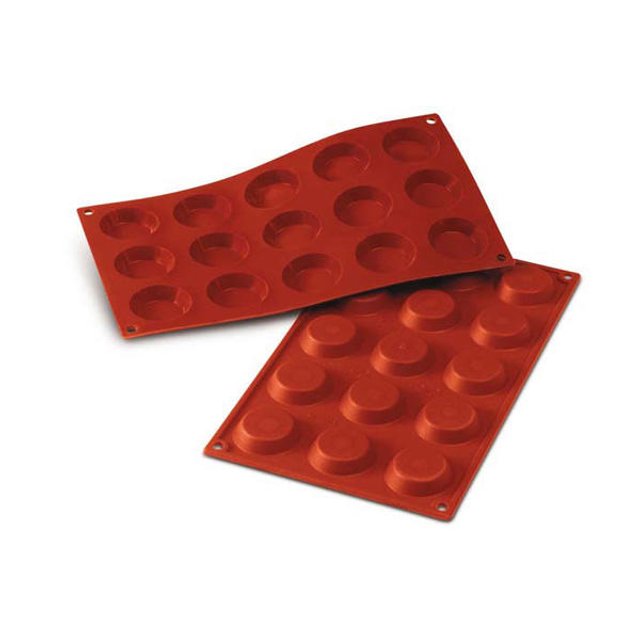 Obrázek produktu SIL FORMA SILIKON terakota - TARTALETKA Ø45mm v.10mm 20ml 15ks