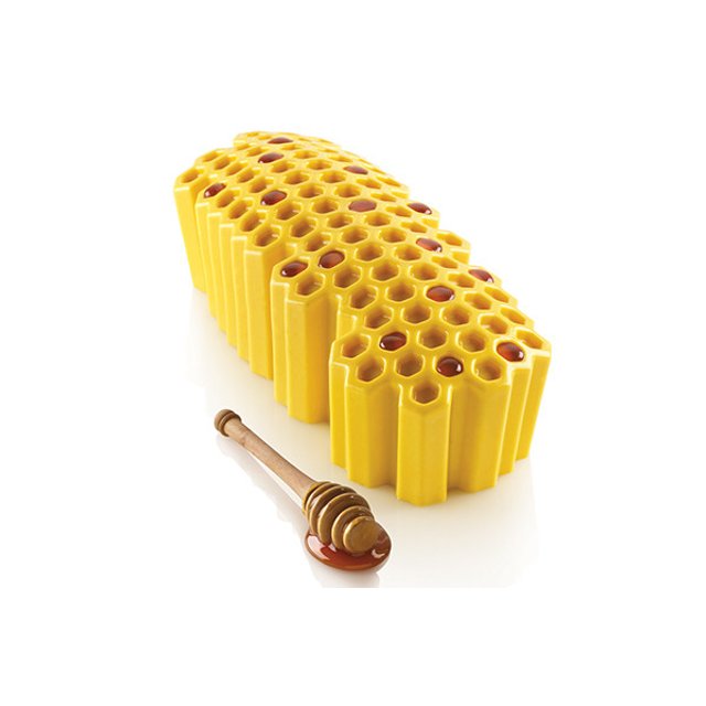 Obrázek produktu SIL FORMA SILIKON bílá - BEEHIVE 250x90mm v.73mm 1100ml