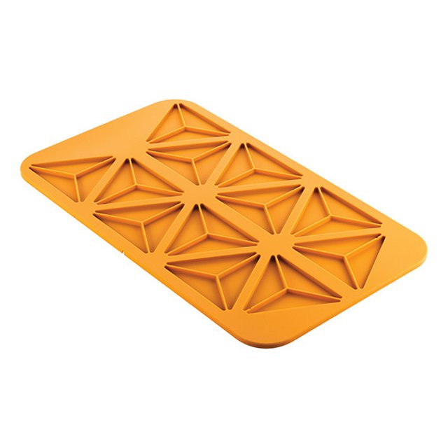 Obrázek produktu SIL FORMA SILIKON žlutá - TRIANGOLO 3.0-10,3x9,5cm v.5mm