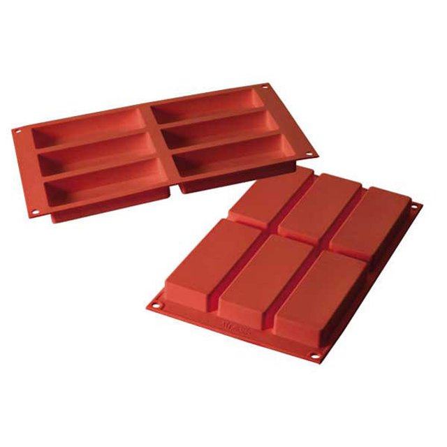 Obrázek produktu SIL FORMA SILIKON terakota - KVÁDR 120x45mm v.20mm 110ml 6ks