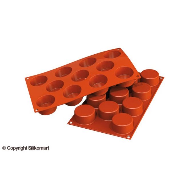 Obrázek produktu SIL FORMA SILIKON terakota - MONOPORCE KOLEČKO Ø50mm v.27mm 55ml 11ks