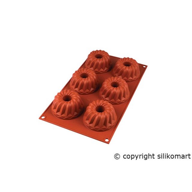 Obrázek produktu SIL FORMA SILIKON terakota - BÁBOVKY Ø75mm v.41,5mm 100ml 6ks