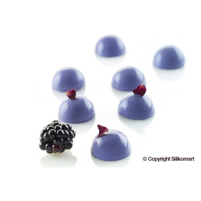 Obrázek produktu SIL FORMA SILIKON bílá - MICRO DOME 5 (polokoule) Ø26mm v.14mm 5ml