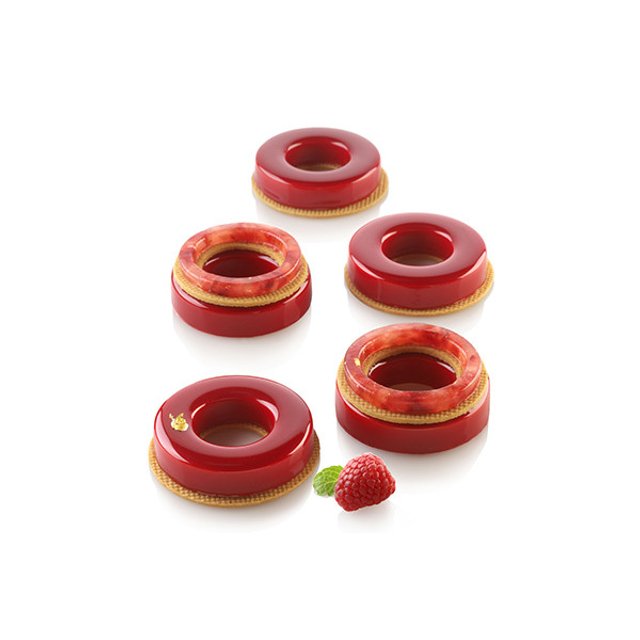 Obrázek produktu SIL FORMA SILIKON bílá - LOOP 32 pr.60mm v.13mm 32ml + vykrajovač