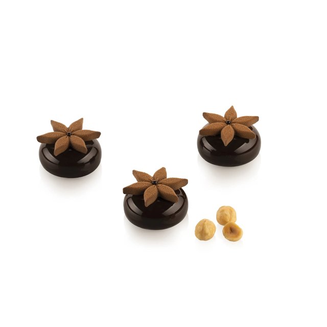 Obrázek produktu SIL FORMA SILIKON bílá - COROLLE 4 (badyán) pr.45mm v.5,7mm 3,8ml