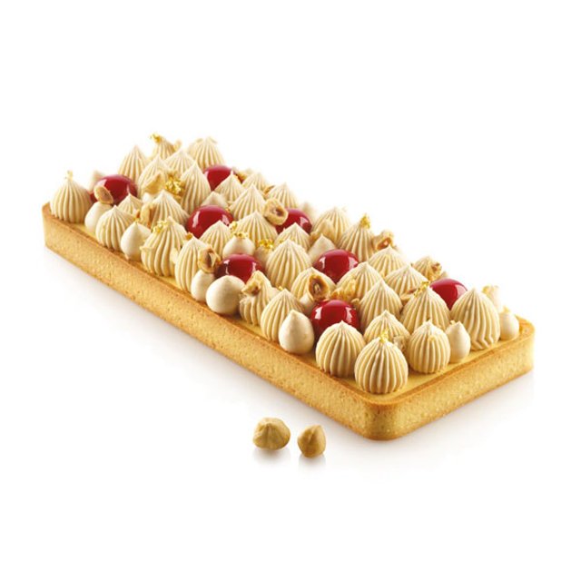 Obrázek produktu SIL TARTE RING RÁFEK perforovaný - OBDÉLNÍK 265x105mm v.20mm 1ks