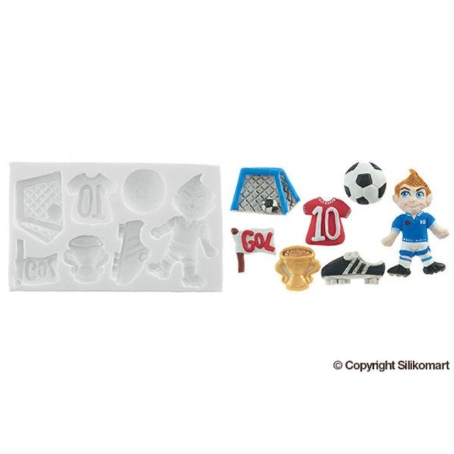 Obrázek produktu SIL FORMA SILIKON NA CUKROVOU HMOTU - FOTBAL