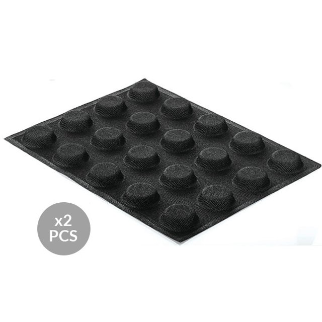 Obrázek produktu SIL FORMA SILIKON děrovaná NA PEČENÍ TARTALETKA pr.50mm v.16mm 2ks