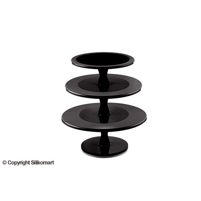 Obrázek produktu SIL STOJAN DORTOVÝ - ČERNÝ 1-3 patra pr.24+30+35cm