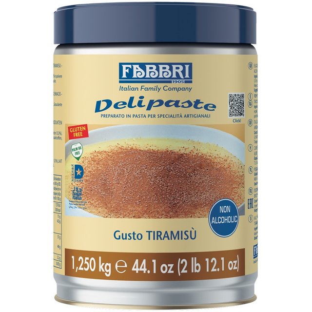 Obrázek produktu FABBRI Delipaste TIRAMISU bez alkoholu 8x1,25kg